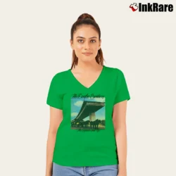 Women’s Doobie Brothers The Captain And Me V-Neck Tee in irish green | Chic Neckline, Soft Texture