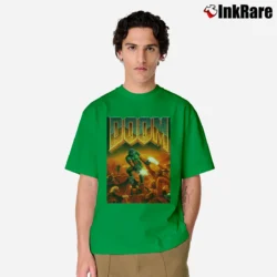 Men’s Doom Classic Box Art Gaming Tank Classic T-Shirt in irish green | Soft, Breathable Everyday Wear