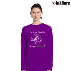 Women’s Dory Fish Jameson Drinking Graphic Long-Sleeve Top in purple | Sleek, Versatile, All-Season