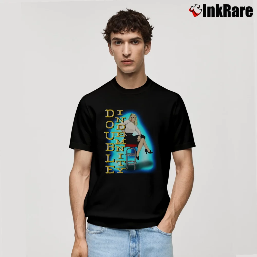 Men’s Double Indemnity Barbara Stanwyck Classic T-Shirt in black | Soft, Breathable Everyday Wear