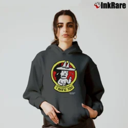 Women’s Doug Allen Steven Cartoon Pop Art Punk Rock South Park Spongebob Squarepants Ren Stimpy Cozy Hoodie in charcoal | Warm, Structured, Stylish