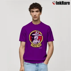 Men’s Doug Allen Steven Cartoon Pop Art Punk Rock South Park Spongebob Squarepants Ren Stimpy Classic T-Shirt in purple | Soft, Breathable Everyday Wear
