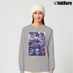 Women’s Dr Dre And Legendary Rappers Retro Style Long-Sleeve Top in sport grey | Sleek, Versatile, All-Season