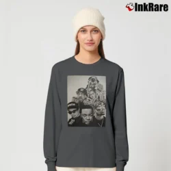 Women’s Dr Dre And Rappers Long-Sleeve Top in charcoal | Sleek, Versatile, All-Season