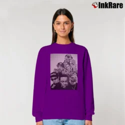 Women’s Dr Dre And Rappers Relaxed Sweatshirt in purple | Soft, Laid-Back Vibe