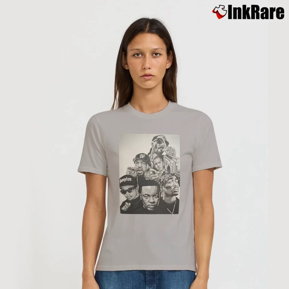 Women’s Dr Dre And Rappers Signature T-Shirt in sport grey | Soft, Flattering Fit