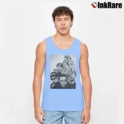 Men’s Dr Dre And Rappers Tank Top in light blue | Breathable, Active-Friendly Design