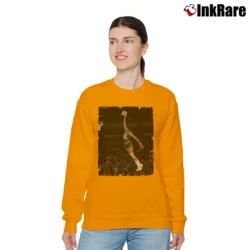 Women’s dr j julius erving for Retro Basketball Fans Relaxed Sweatshirt in orange | Soft, Laid-Back Vibe