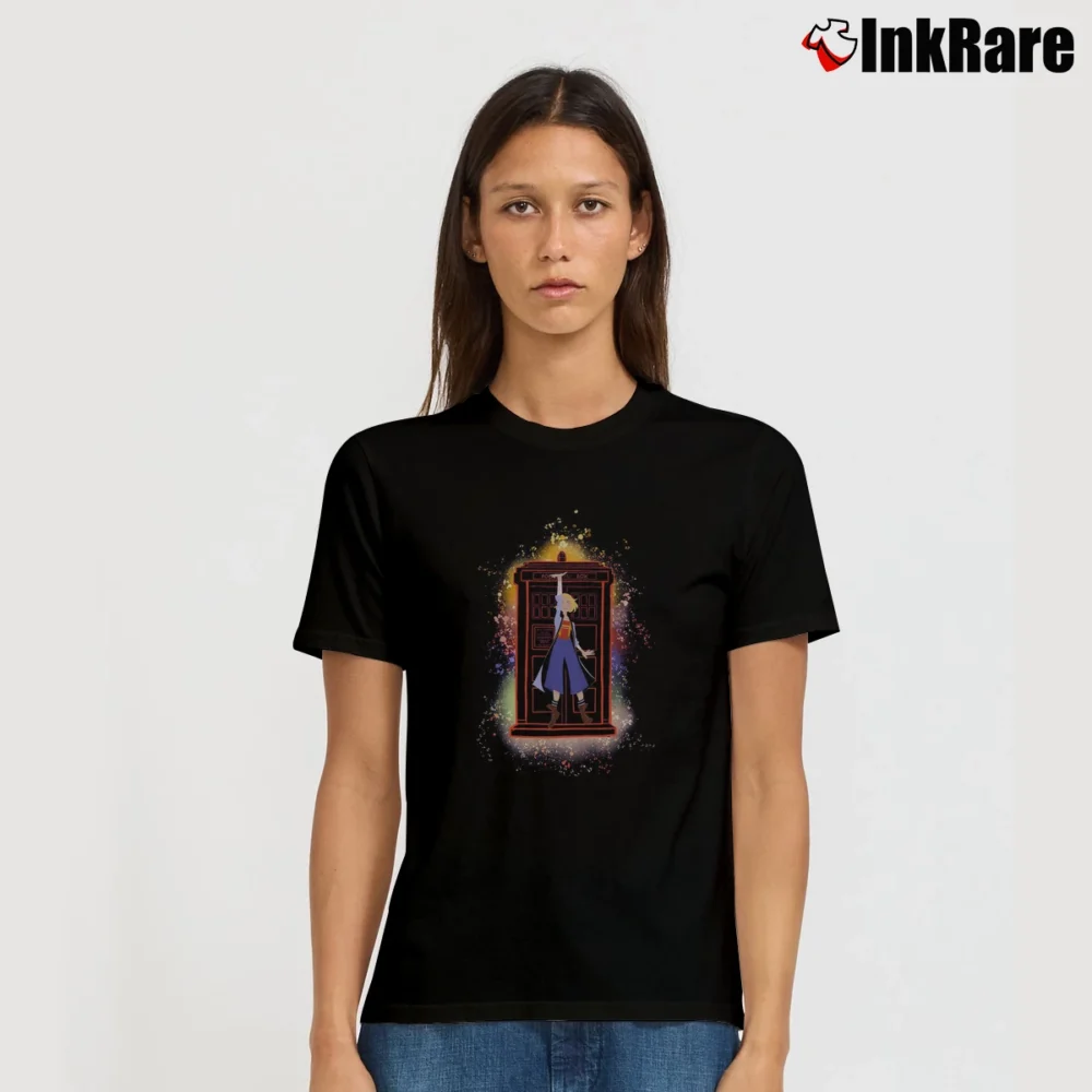 Women’s Dr Who Jodie Whittaker T-Shirt in black | Soft, Flattering Fit