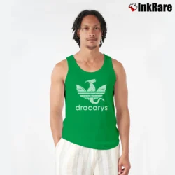 Men’s Dracarys Game Of Thrones Mother Of Dragons Fire Tank Top in irish green | Breathable, Active-Friendly Design