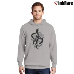 Men’s Dragon And Dice Adhd Dungeons Rpg Humor Pullover Hoodie in sport grey | Cozy, Durable, Modern Fit