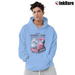 Men’s Dragon Ball Super Ultra Gokuu Vs Jiren Best Dad Dragon Ball Pullover Hoodie in light blue | Cozy, Durable, Modern Fit