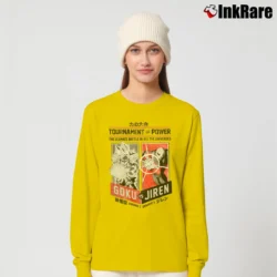 Women’s Dragon Ball Super Ultra Gokuu Vs Jiren Best Dad Dragon Ball Long-Sleeve Top in yellow | Sleek, Versatile, All-Season