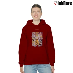Women’s Dragon Ball Z Classic Graphic Cozy Hoodie in maroon | Warm, Structured, Stylish