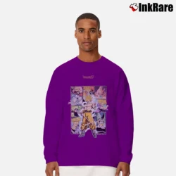 Men’s Dragon Ball Z Classic Graphic Long-Sleeve Shirt in purple | Sleek, Lightweight, Year-Round Wear