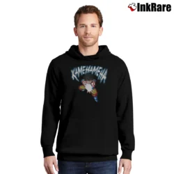 Men’s Dragon Ball Z Goku Kamehameha Pullover Hoodie in black | Cozy, Durable, Modern Fit