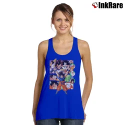 Women’s Dragon Ball Z Group Anniversary Tank Top in royal blue | Lightweight, Movement-Friendly