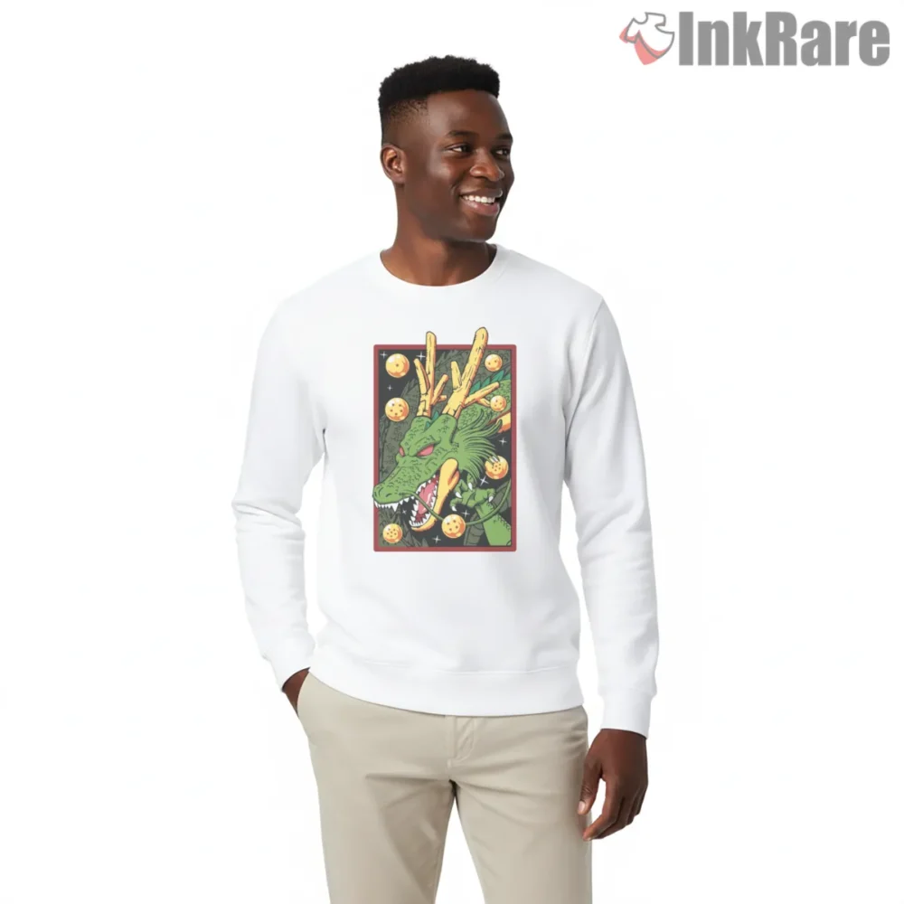 Dragon Balls Z Shenron Heroic Emblem Shirt on graphic shirt for men graphic tee