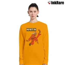 Women’s Dragon Fly Jones Martin Lawrence Long-Sleeve Top in orange | Sleek, Versatile, All-Season