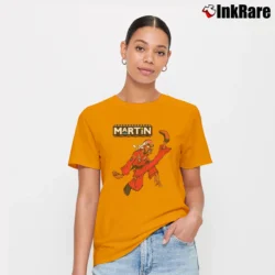 Women’s Dragon Fly Jones Martin Lawrence Signature T-Shirt in orange | Soft, Flattering Fit