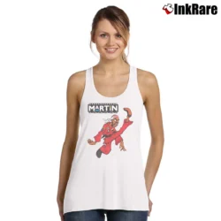 Women’s Dragon Fly Jones Martin Lawrence Tank Top in white | Lightweight, Movement-Friendly