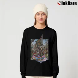 Women’s Dragon Quest XI Video Game Themed Long-Sleeve Top in black | Sleek, Versatile, All-Season