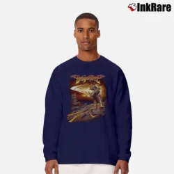 Men’s Dragonforce Band Graphic Long-Sleeve Shirt in navy | Sleek, Lightweight, Year-Round Wear