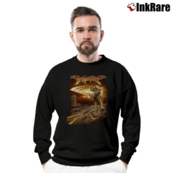 Men’s Dragonforce Band Graphic Crewneck Sweatshirt in black | Cozy Fabric, Clean Style