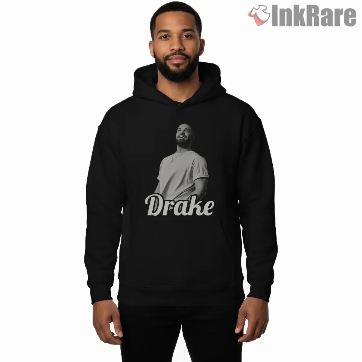 Drake 1986 Classic Smile Shirt on black hoodie for men graphic tee