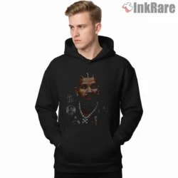 Drake All Eras Evolution Tribute Shirt on black hoodie for men graphic tee