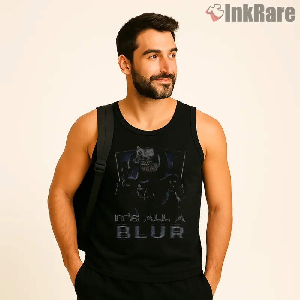 Drake And J Cole Its All A Blur Night Shirt on black tank top for men graphic tee