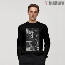 Drake Certified Lover Boy Vintage Collage Shirt on black long sleeve shirt for men graphic tee