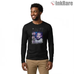 Drake Champagne Papi Nineties Bootleg Shirt on black long sleeve shirt for men graphic tee