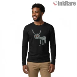 Drake For All The Dogs Logo Shirt on black long sleeve shirt for men graphic tee