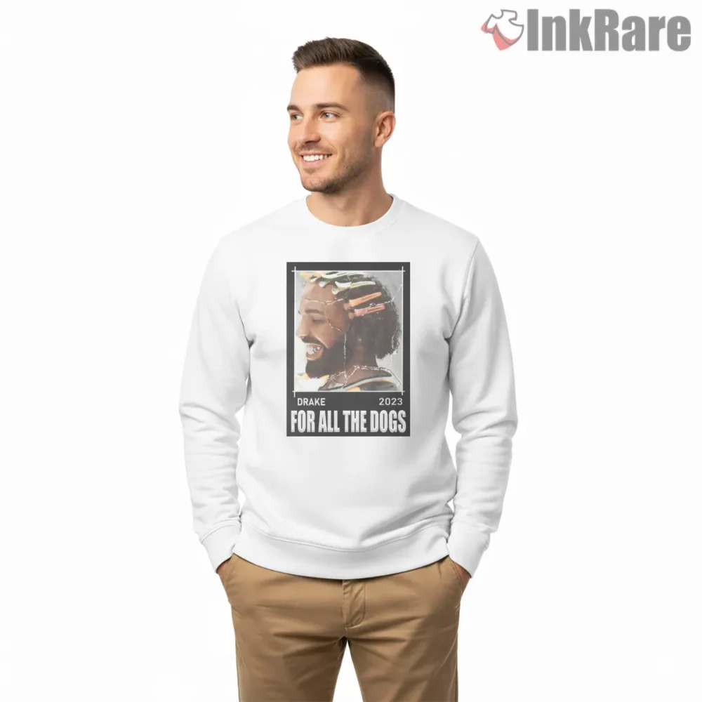 Drake For All The Dogs Torn Poster Shirt on graphic shirt for men graphic tee
