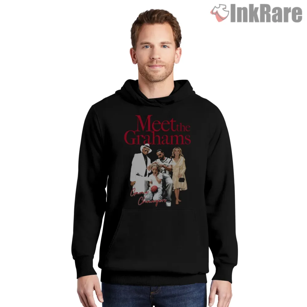 Drake Meet The Grahams Family Poster Shirt on black hoodie for men graphic tee
