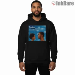 Drake Nothing Was The Same Sky Portrait Shirt on black hoodie for men graphic tee