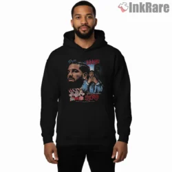 Drake Sss4u City Cartoon Tribute Shirt on black hoodie for men graphic tee