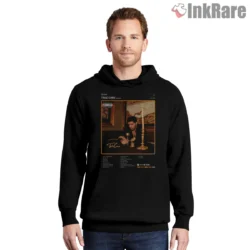 Drake Take Care Deluxe Tracklist Album Shirt on black hoodie for men graphic tee