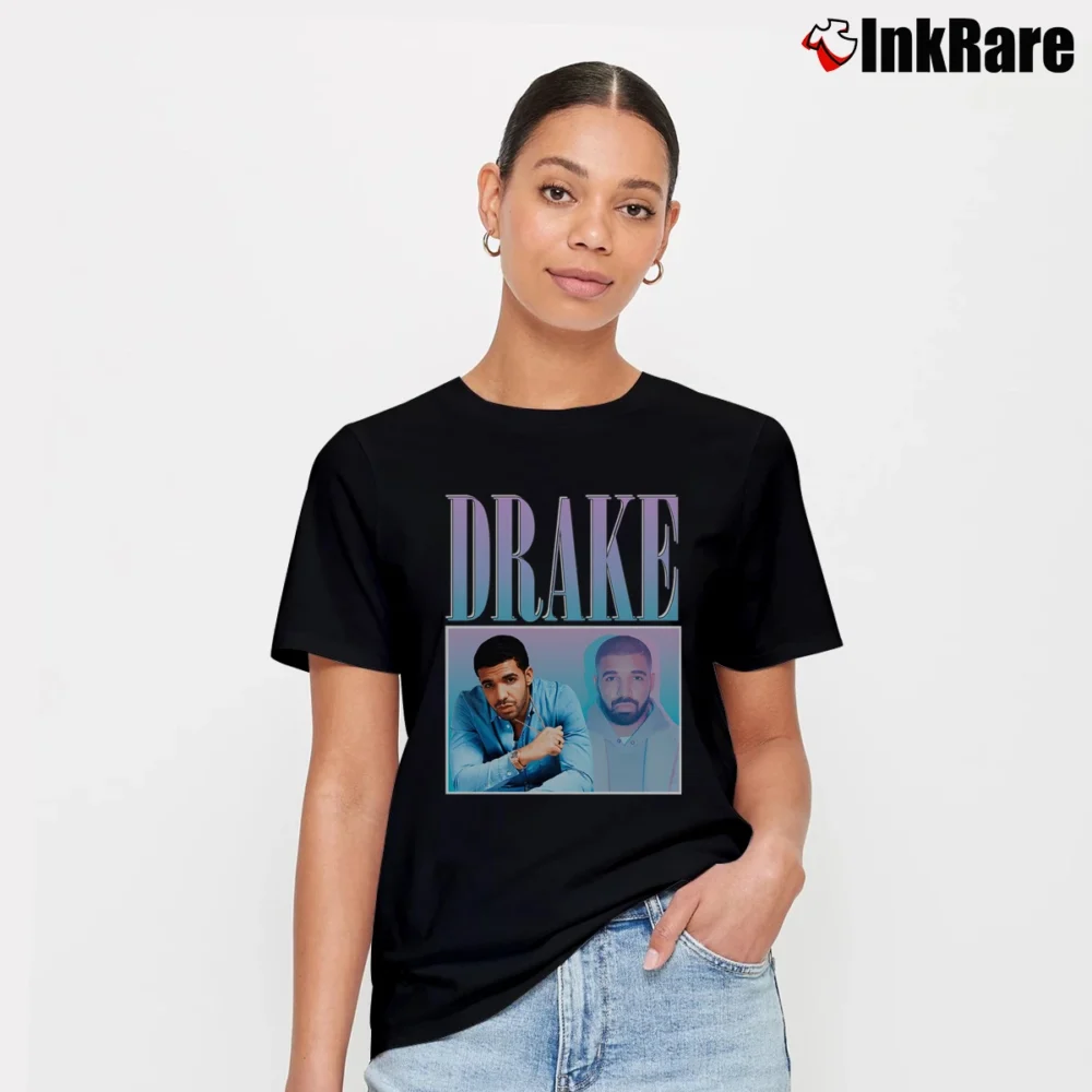 Women’s Drake The Rapper T-Shirt in black | Soft, Flattering Fit