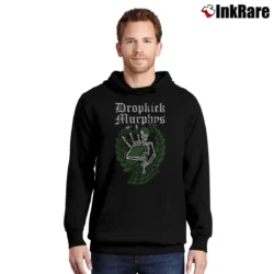 Men’s Dropkick Murphys Band Vintage Pullover Hoodie in black | Cozy, Durable, Modern Fit