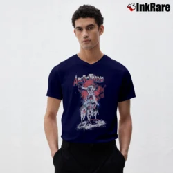 Men’s Dsquared2 Arctic Twins Fashion V-Neck Tee in navy | Sharp, Breathable, Everyday Staple