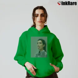 Women’s Dua Lipa Self Titled Tour Concert Cozy Hoodie in irish green | Warm, Structured, Stylish