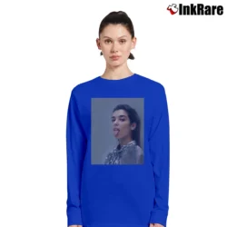 Women’s Dua Lipa Self Titled Tour Concert Long-Sleeve Top in royal blue | Sleek, Versatile, All-Season