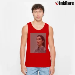 Men’s Dua Lipa Self Titled Tour Concert Tank Top in red | Breathable, Active-Friendly Design