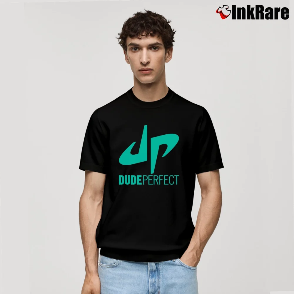 Men’s Dude Perfect Unisex Logo Graphic Classic T-Shirt in black | Soft, Breathable Everyday Wear