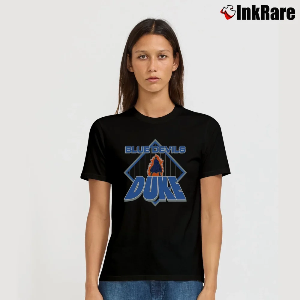 Women’s Duke Blue Devils Ncaa Basketball Signature T-Shirt in black | Soft, Flattering Fit