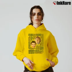 Women’s Dumb And Dumber Quotes Cozy Hoodie in yellow | Warm, Structured, Stylish