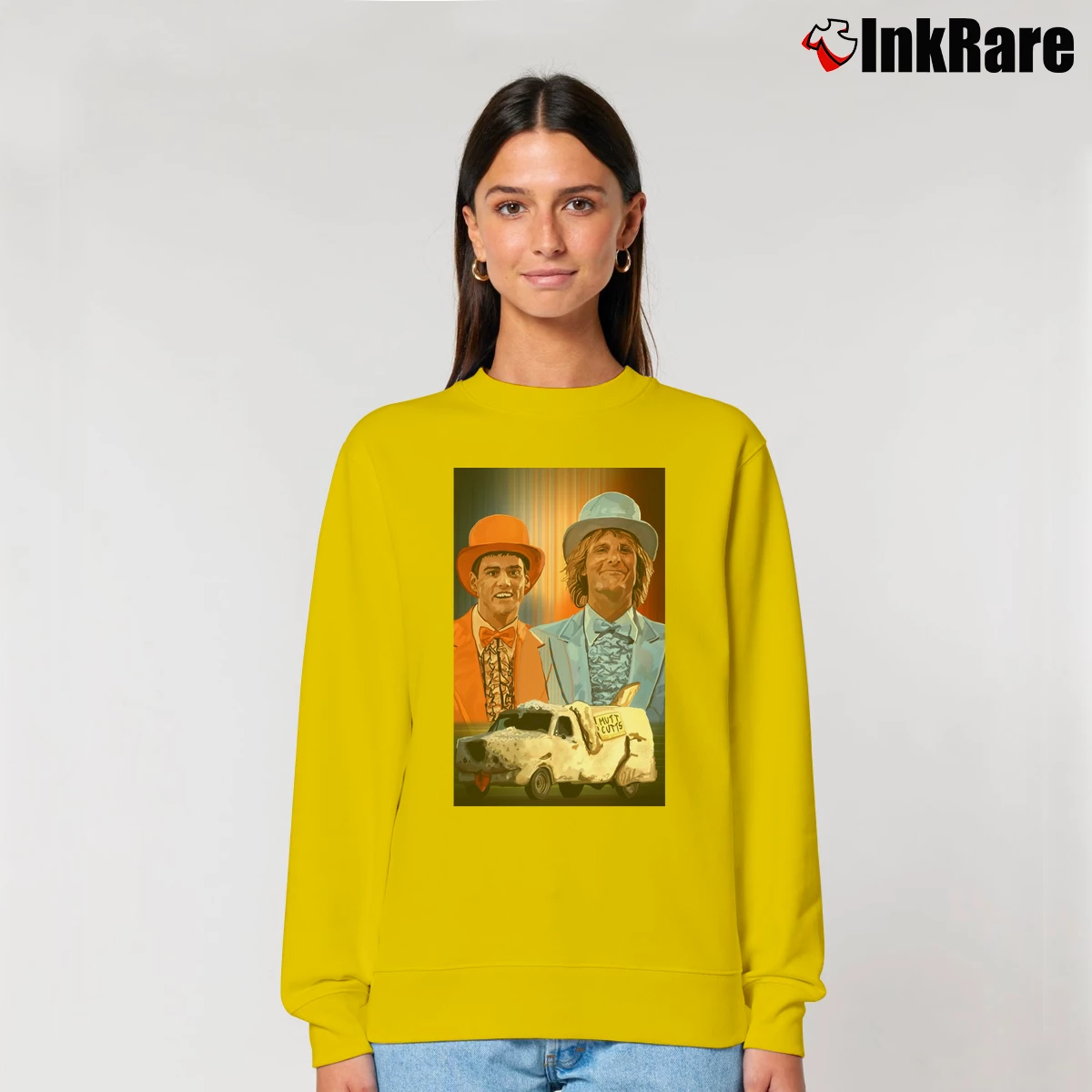 Dumb And Dumber Women’s Relaxed Sweatshirt in yellow – Cozy Casual Women’s Dumb And Dumber Relaxed Sweatshirt in yellow | Soft, Laid-Back Vibe