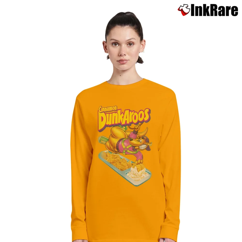 Women’s Dunkaroos Retro Snack Long-Sleeve Top in orange | Sleek, Versatile, All-Season